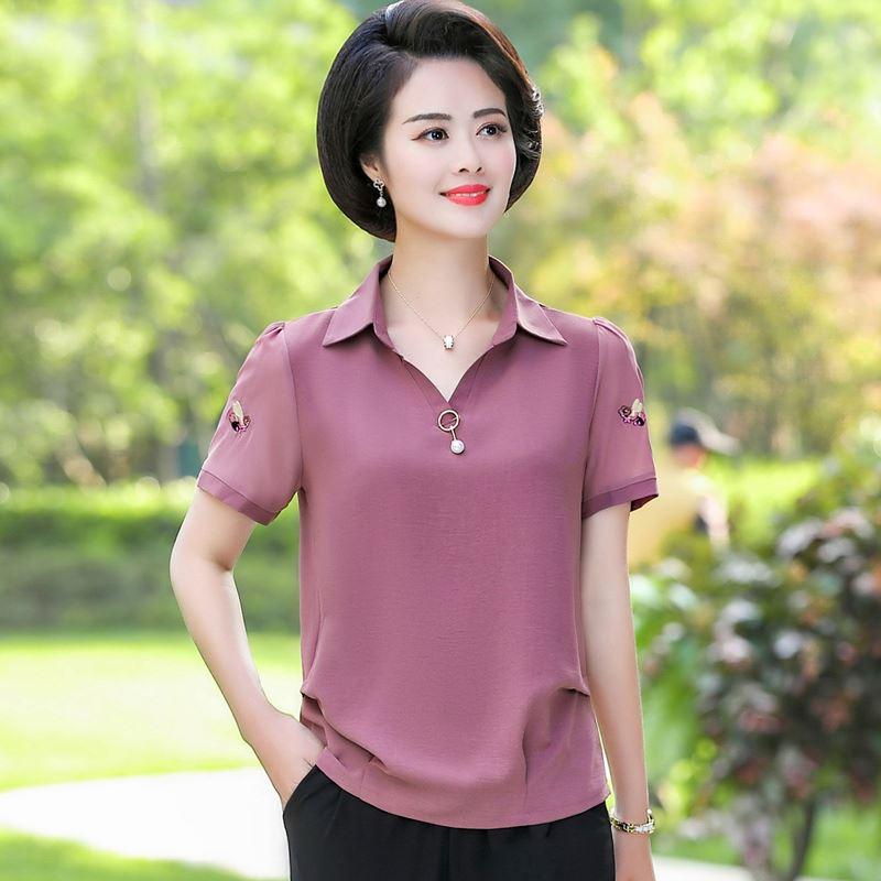  Áo Sơ Mi Ngắn Tay Trung Niên Đẹp SM19- Hàng Quảng Châu Cao Cấp