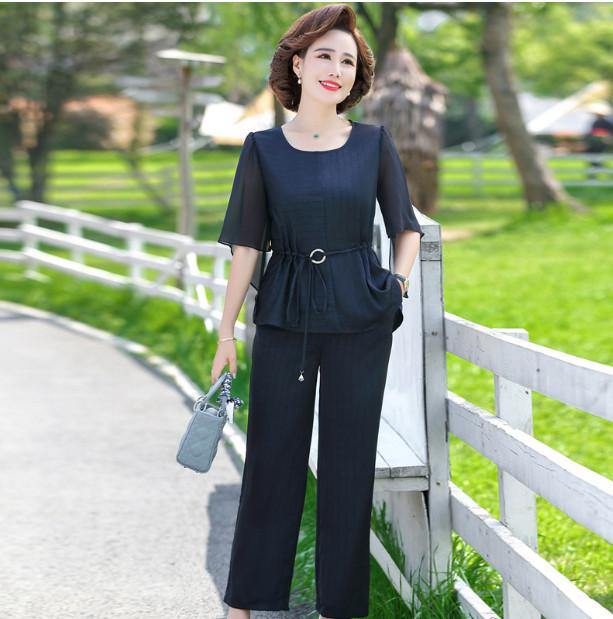  Bộ Đồ Trung Niên Mềm Đẹp Thời Trang AB17 - Hàng Quảng Châu Cao Cấp