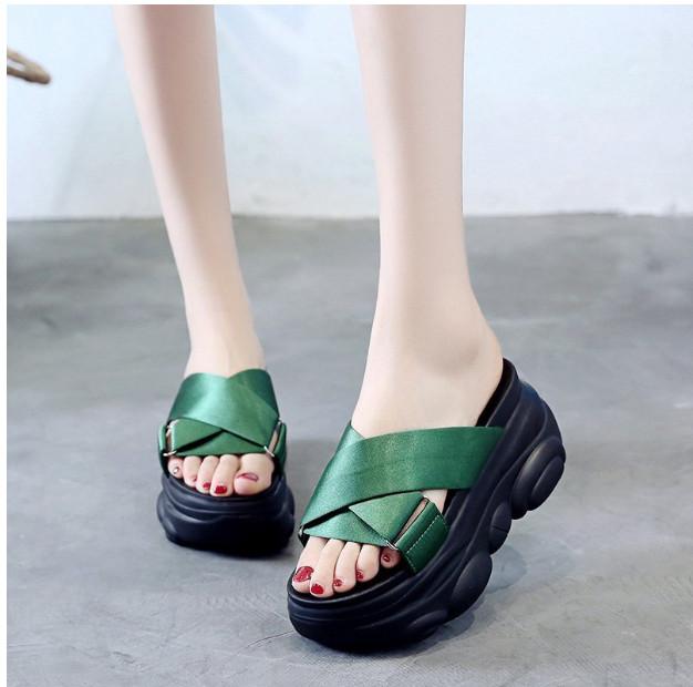  Dép Đế Xuồng Tăng Chiều Cao AG77 - Hàng Quảng Châu Cao Cấp