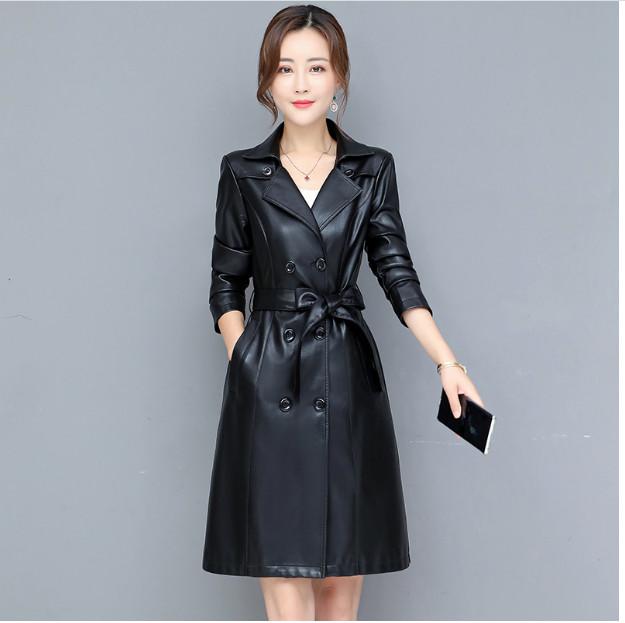 Áo Khoác Da Nữ Có Dây Đai Trẻ Trung KD17 - Hàng Quảng Châu Cao Cấp