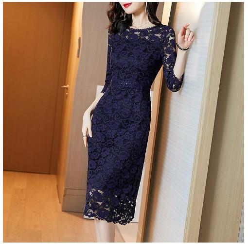  Đầm Ren Công Sở Thanh Lịch VH80 - Hàng Quảng Châu Cao Cấp