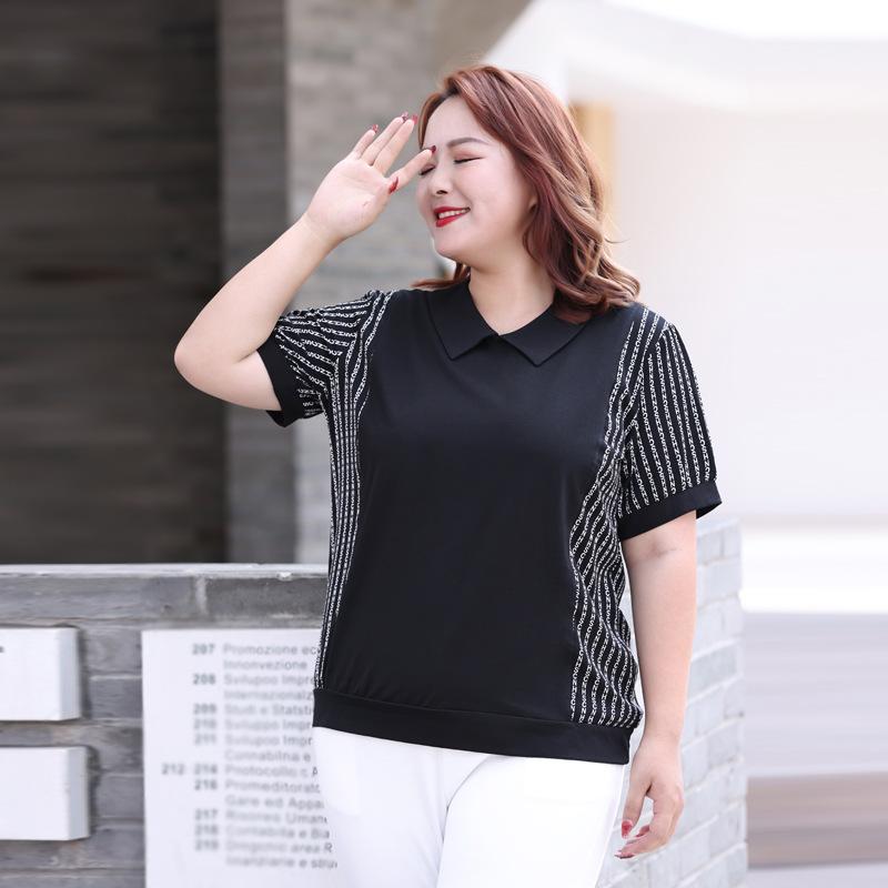 Áo Thun Nữ Béo Thiết Kế Phong Cách Phương Tây SM22 - Hàng Quảng Châu Cao Cấp