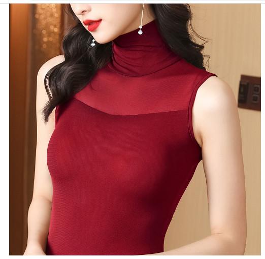  Áo Không Tay Cổ Cao Mùa Xuân Gợi Cảm Quyến Rũ SM38 - Hàng Quảng Châu Cao Cấp