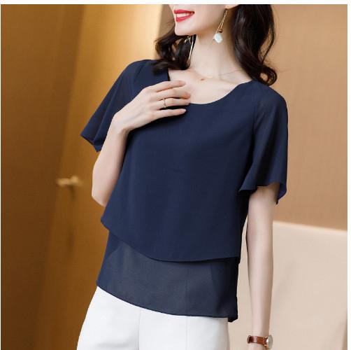 Áo Sơ Mi Voan Che Bụng Giảm Tuổi Trẻ Trung SM69 - Hàng Quảng Châu Cao Cấp