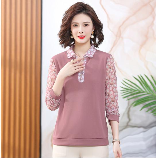 Áo Sơ Mi Mùa Xuân Thời Trang Cho Mẹ SM85 - Hàng Quảng Châu Cao Cấp