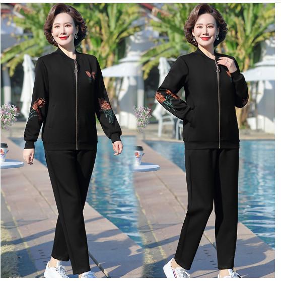 Bộ Đồ Thể Thao Mùa Xuân Cho Mẹ Trung Niên Hàng Đầu AB27 - Hàng Quảng Châu Cao Cấp