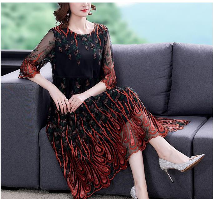Đầm Thêu Sang Trọng Phong Cách Phương Tây Dự Tiệc VH92 - Hàng Quảng Châu Cao Cấp