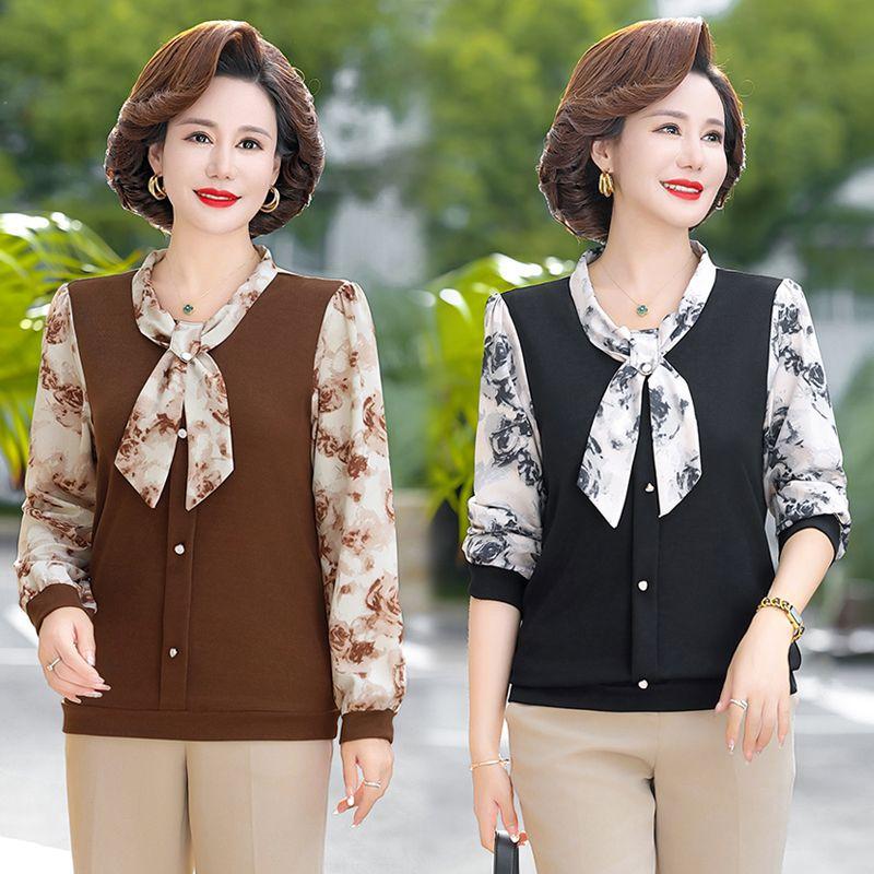 Sơ Mi Thun Thời Trang Giản Dị Cho Mẹ SM91 - Hàng Quảng Châu Cao Cấp